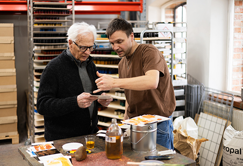 What are Gamblin Conservation Colors made from?
